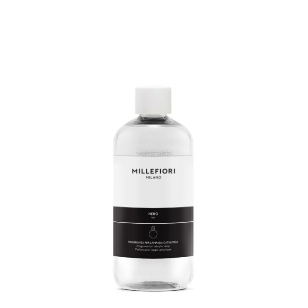 Millefiori Milano Nero 500 ml – uzupełniacz do lampy katalitycznej