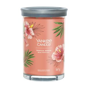 Tropical Breeze - Yankee Candle Signature - świeca tumbler z dwoma knotami