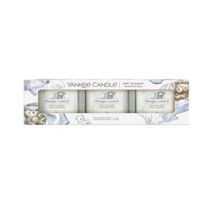 Soft Blanket - Yankee Candle - świeca mini 3 pack