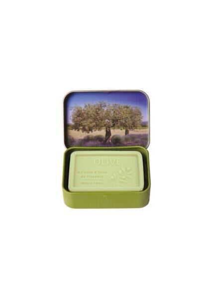Mydło prowansalskie Oliwka (Olive) 70 g - Olivier z mydelniczką| Esprit Provence