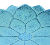 Żeliwna podstawka na kadzidełka Iwachu Lotos jasnoniebieska - 3