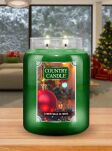Duża świeca zapachowa Christmas Is Here – Country Candle | 737 g | 2 knoty - 2