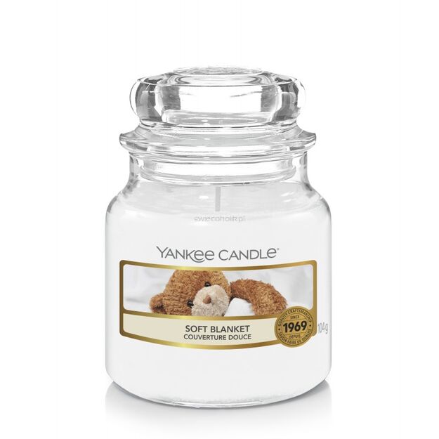 Soft Blanket Yankee Candle - mała świeca zapachowa