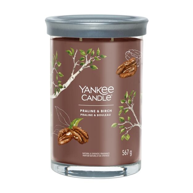 Praline & Birch - Yankee Candle Signature - świeca tumbler z dwoma knotami - nowość 2022