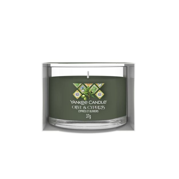 Olive & Cypress - Yankee Candle Signature - mini świeca zapachowa - nowość 2025