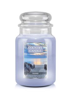 Seaside - Country Candle - duża świeca zapachowa z dwoma knotami (737g)