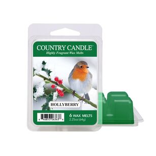 Hollyberry - Country Candle - wosk zapachowy 64 gram