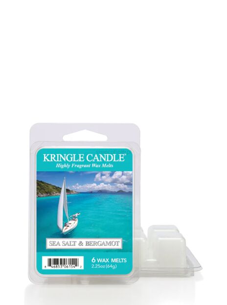 Sea Salt & Bergamot  - Kringle Candle - wosk zapachowy 64 gram