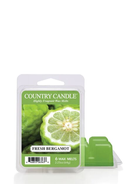 Fresh Bergamot  - Country Candle - wosk zapachowy 64 gram