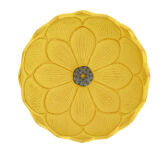 Żeliwna podstawka na kadzidełka Iwachu Lotos żółta - 3