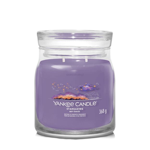 Stargazing - Yankee Candle Signature - średnia świeca z dwoma knotami - nowość 2024