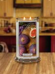 Velvet Fig - Kringle Candle - duża świeca z dwoma knotami (624g) - 2