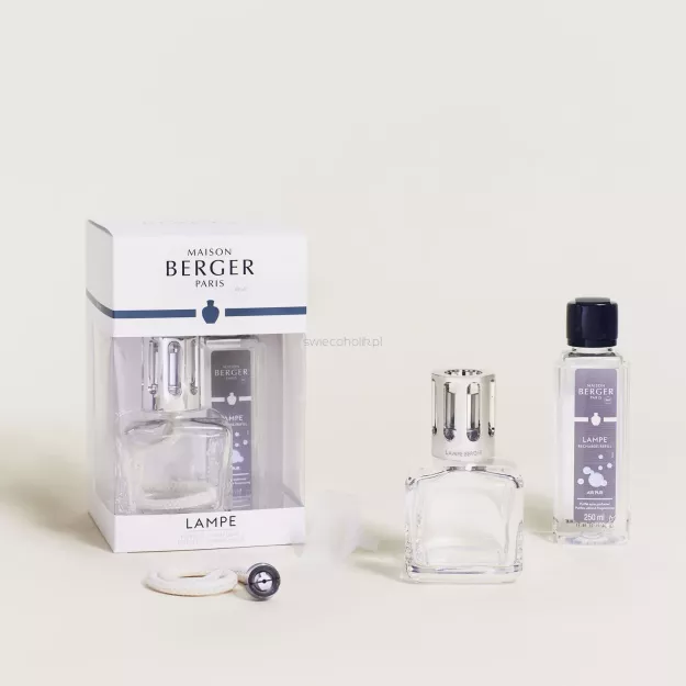 Zestaw prezentowy - Maison Berger - lampa katalityczna Glacon Transparent + esencja Air Pur 250 ml
