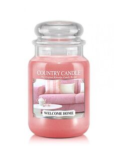 Welcome Home  - Country Candle - duża świeca zapachowa z dwoma knotami