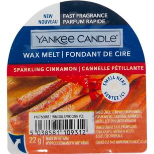 Sparkling Cinnamon Yankee Candle wosk zapachowy nowość