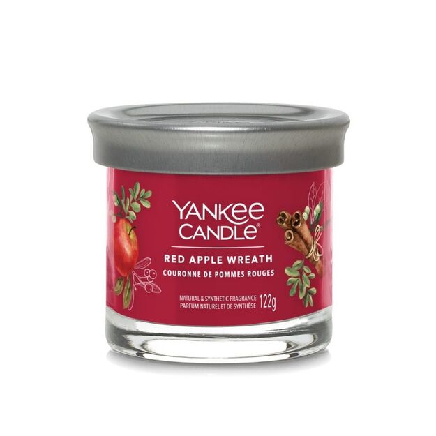 Red Apple Wreath - Yankee Candle Signature - świeca tumbler z 1 knotem