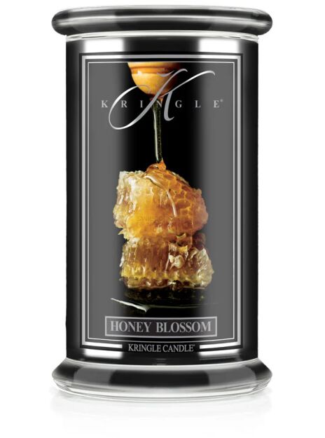 Honey Blossom - Kringle Candle - duża świeca z dwoma knotami (624g) - seria Reserve