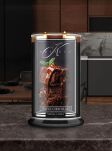 Triple Chocolate - Kringle Candle - duża świeca z dwoma knotami (624g) - seria Reserve - 2