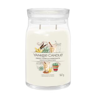 Sweet Vanilla Horchata - Yankee Candle Signature - duża świeca z dwoma knotami - nowość 2024