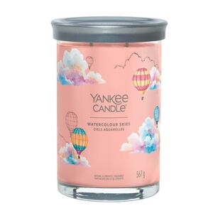 Watercolour Skies - Yankee Candle Signature - duży tumbler z dwoma knotami - nowość 2023