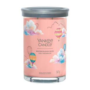 Watercolour Skies - Yankee Candle Signature - duży tumbler z dwoma knotami 