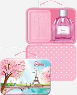 Zestaw prezentowy róża (Paris) mydło 60 g + woda toaletowa 20 ml Esprit Provence