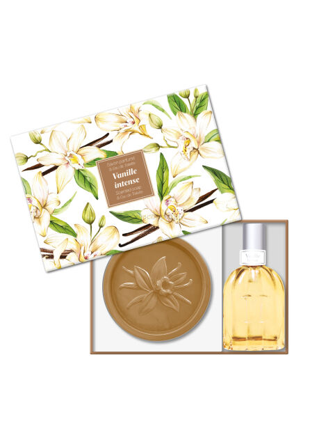 Zestaw prezentowy Wanilia (Vanille) - mydło 100 g + woda toaletowa 25 ml | Esprit Provence