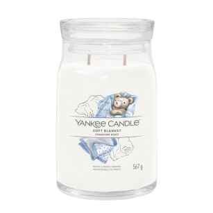 Soft Blanket - Yankee Candle Signature - duża świeca z dwoma knotami