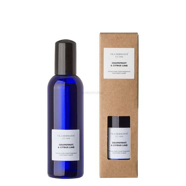 Grapefruit & Citrus Lime - Vila Hermanos - spray zapachowy do pomieszczeń 100 ml - seria Apothecary Cobalt Blue