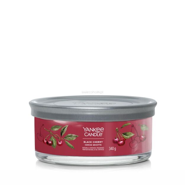 Black Cherry - Yankee Candle Signature - świeca tumbler z 5 knotami - nowość 2022