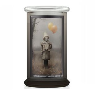 Whimsical Quirky Balloon Clown  - Kringle Candle - duża świeca z dwoma knotami (624g) - seria Halloween The Prints Bakery