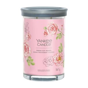 Fresh Cut Roses - Yankee Candle Signature - świeca tumbler z dwoma knotami