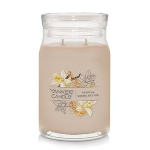 Vanilla Creme Brulee - Yankee Candle Signature - duża świeca z dwoma knotami - nowość 2022