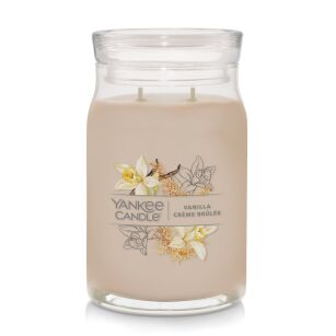 Vanilla Creme Brulee - Yankee Candle Signature - duża świeca z dwoma knotami