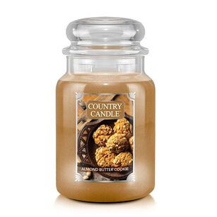 Almond Butter Cookies - Country Candle - duża świeca zapachowa z dwoma knotami (737g)