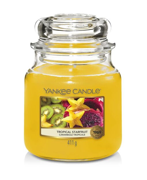 Tropical Starfruit - Yankee Candle - średnia świeca zapachowa nowość 2021