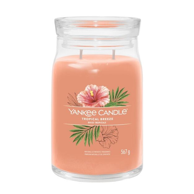 Tropical Breeze - Yankee Candle Signature - duża świeca z dwoma knotami