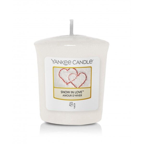 Snow In Love Yankee Candle - mała świeca votive