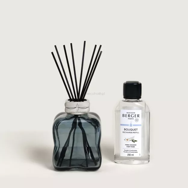 Maison Berger Paris - dyfuzor zapachowy Cosy Blue + wkład Cozy Musk 200 ml