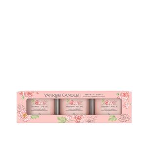Fresh Cut Roses - Yankee Candle Signature - świeca mini 3 pack
