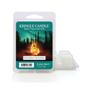 Bourbon Bonfire  - Kringle Candle - wosk zapachowy 64 gram