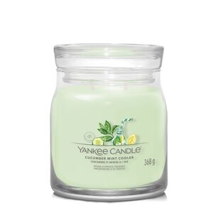 Cucumber Mint Cooler - Yankee Candle Signature - średnia świeca zapachowa z dwoma knotami - nowość 2023