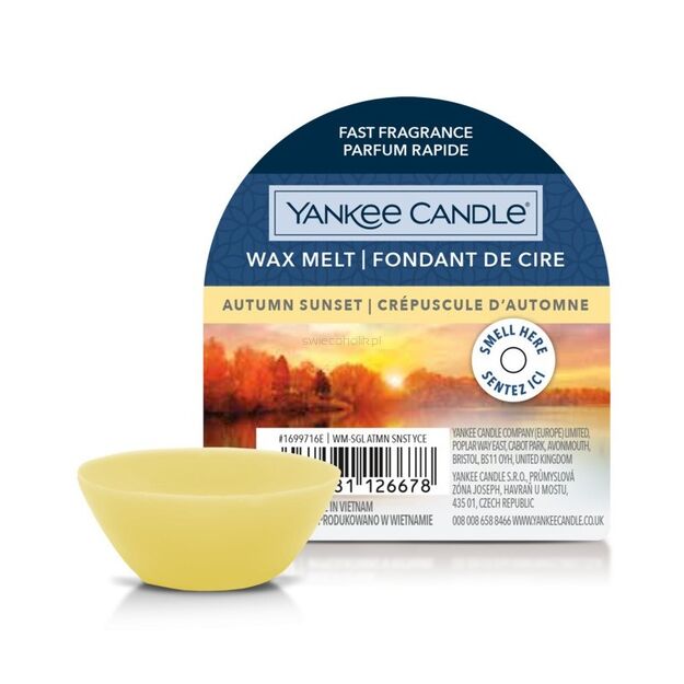 Autumn Sunset - Yankee Candle Signature - wosk zapachowy