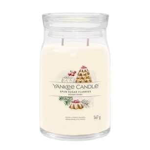 Spun Sugar Flurries - Yankee Candle Signature - duża świeca z dwoma knotami - nowość 2022