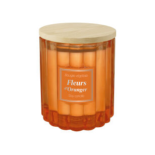 Esprit Provence - Fleurs d'Oranger - świeca zapachowa 190 g z drewnianą pokrywką