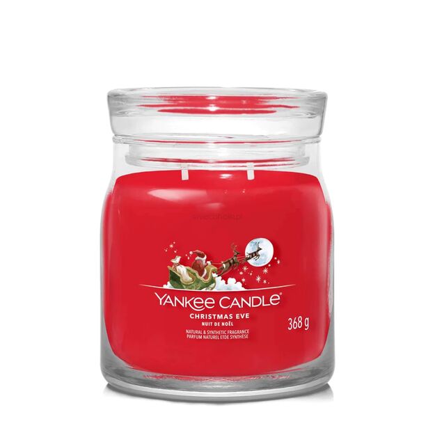 Christmas Eve - Yankee Candle Signature -  średnia świeca zapachowa