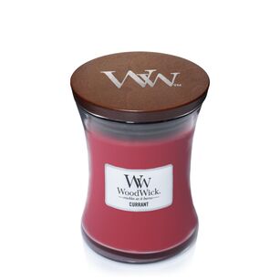 Currant - Woodwick średnia świeca zapachowa z drewnianym knotem