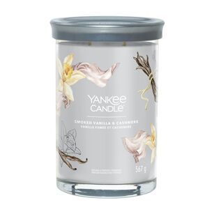 Smoked Vanilla & Cashmere - Yankee Candle Signature - świeca tumbler z dwoma knotami - nowość 2022