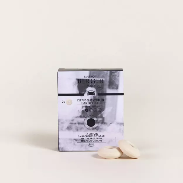 Maison Berger Anti-Odour Tobacco - wkład zapachowy do dyfuzora samochodowego 2 szt.