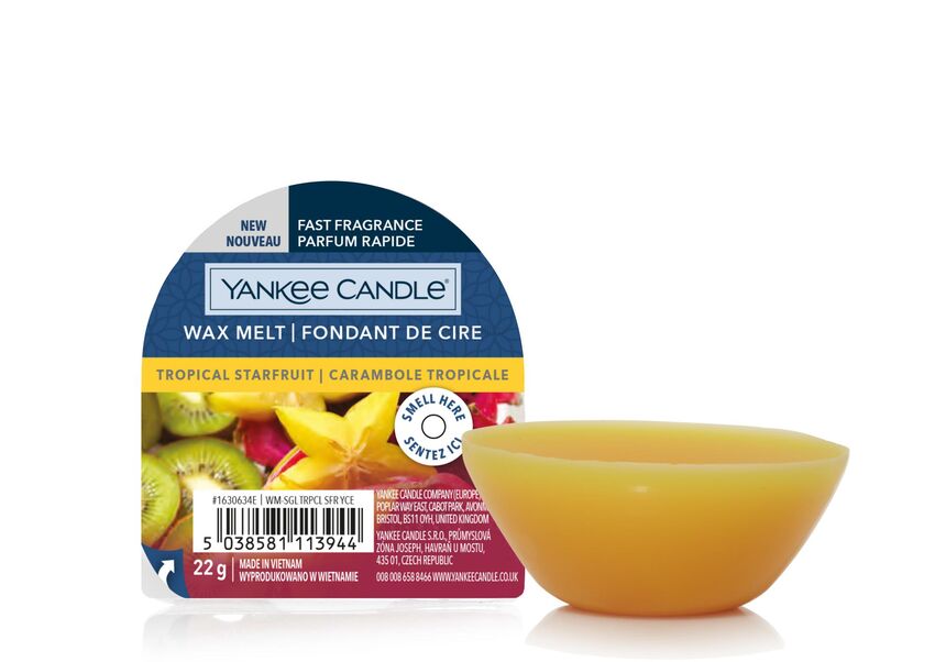 Tropical Starfruit - Yankee Candle - wosk zapachowy nowość 2021 